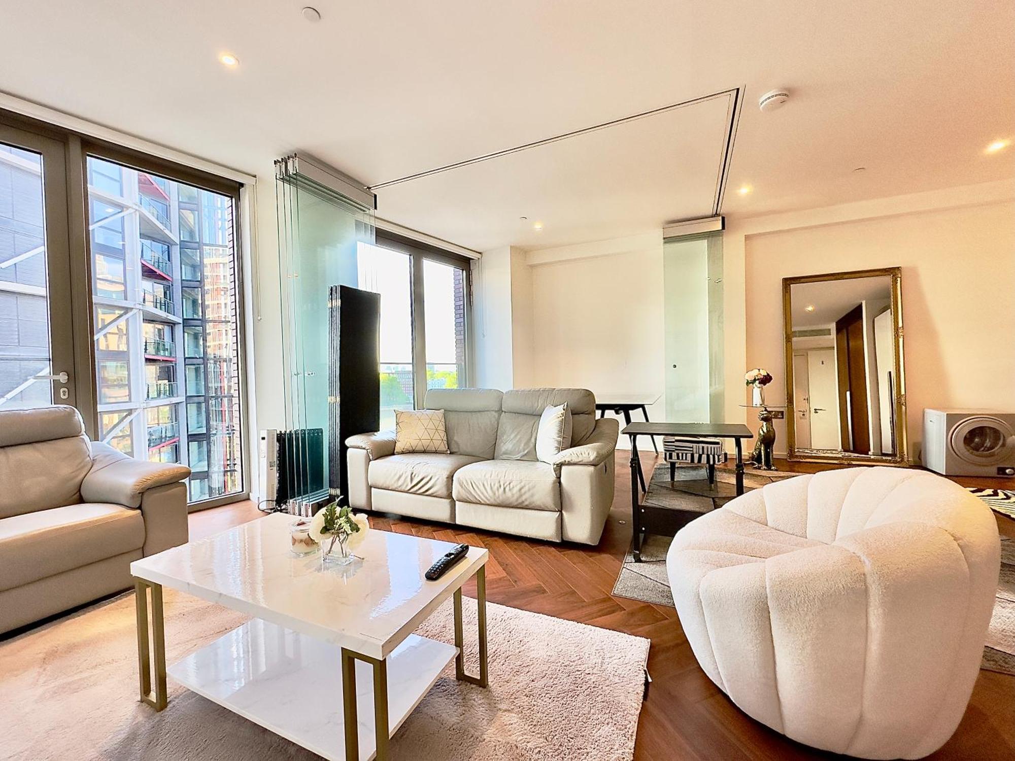 Lavish Penthouse River View Fast Wifi - Luxurylondonstays Buitenkant foto