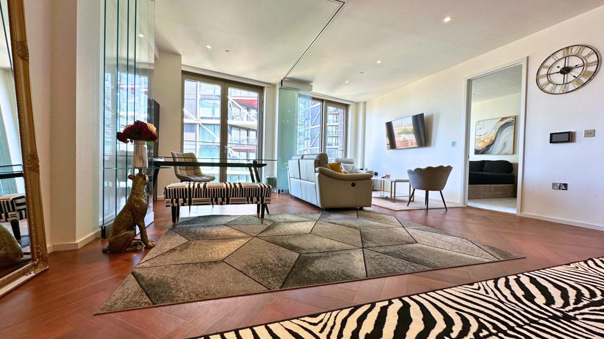 Lavish Penthouse River View Fast Wifi - Luxurylondonstays Buitenkant foto