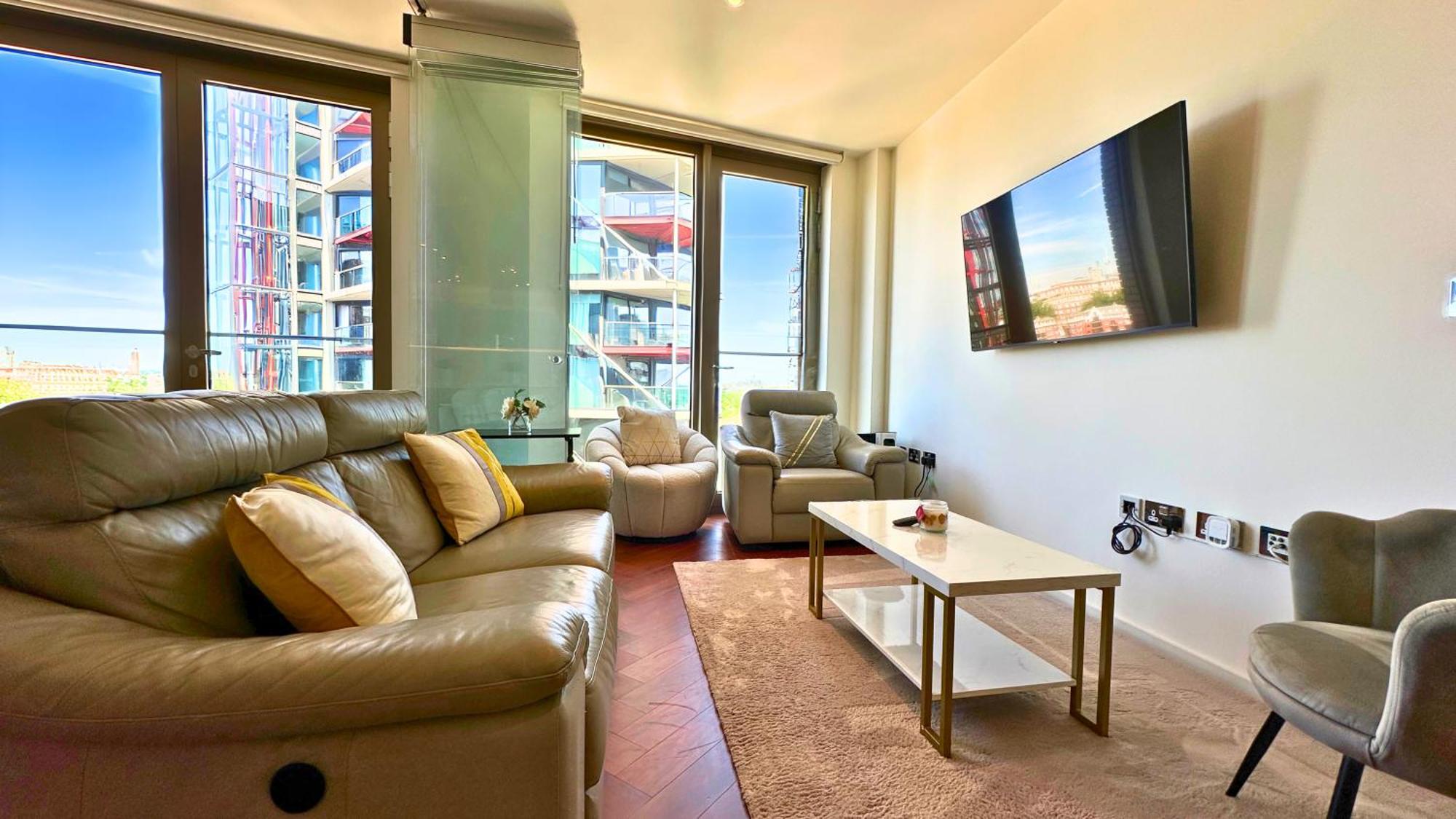 Lavish Penthouse River View Fast Wifi - Luxurylondonstays Buitenkant foto